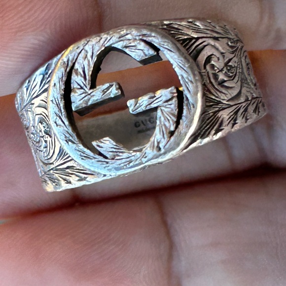 Gucci interlocking g ring mens shop
